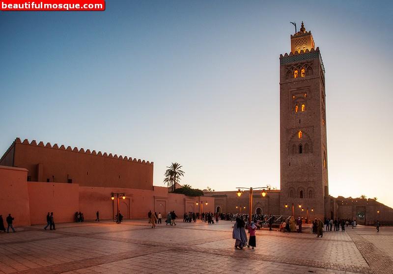The Koutoubia Mosque At Dusk