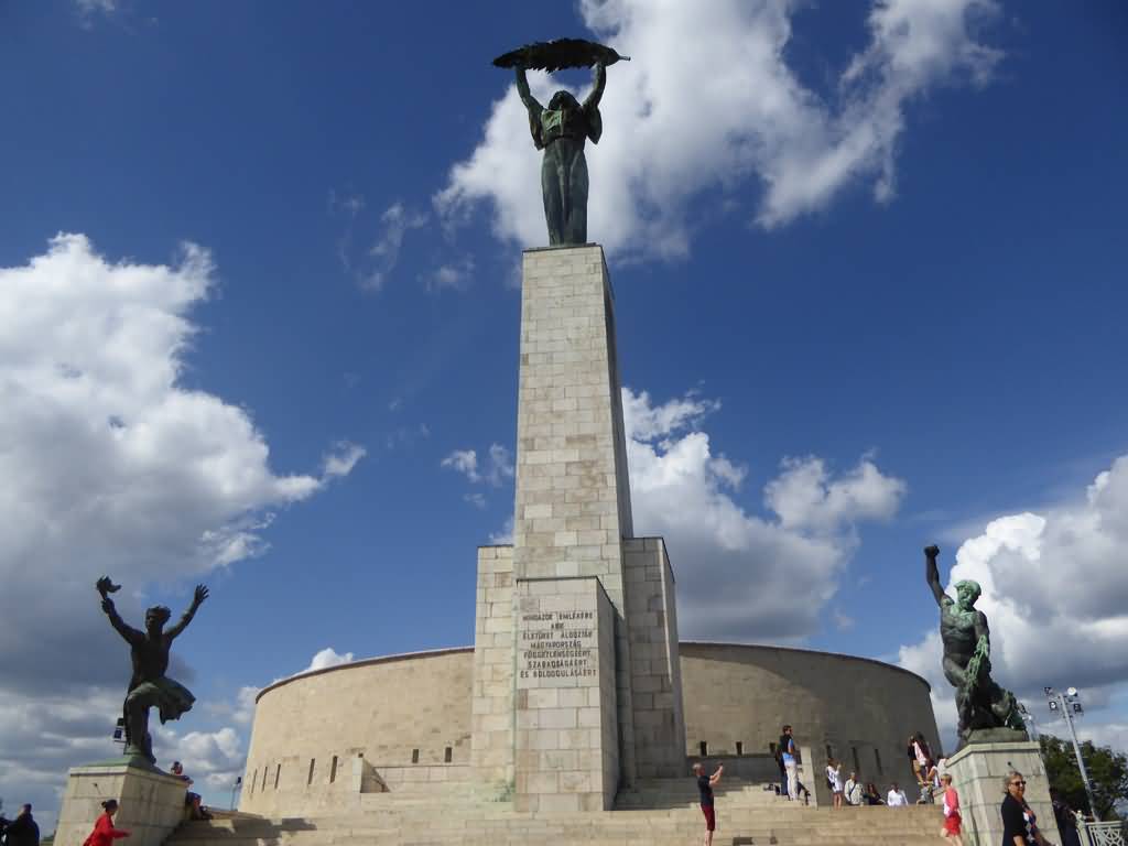 The Liberty Statue In The Remembrance Of The Soviet Liberation Of Hungary