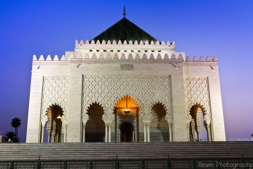 The Mausoleum of Mohammed V At Dusk