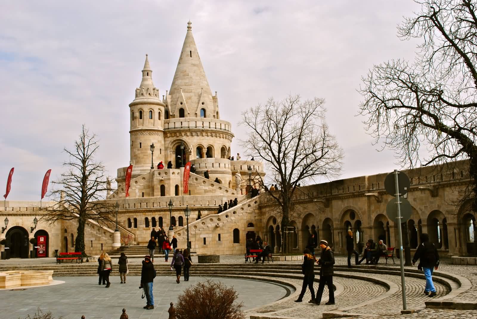 Tourists At The Fisherman's Bastion
