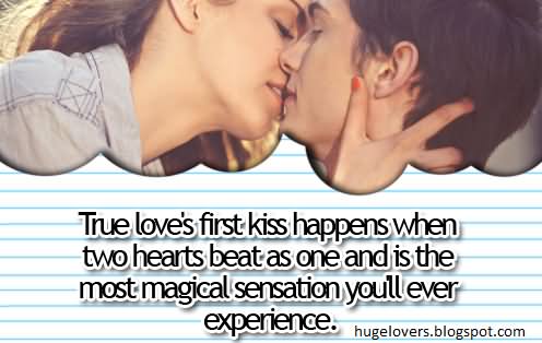 True love’s first kiss happens when two hearts beat as one and is the most magical sensation you’ll ever experience.