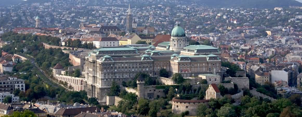 View Of Buda Castle And Budapest City