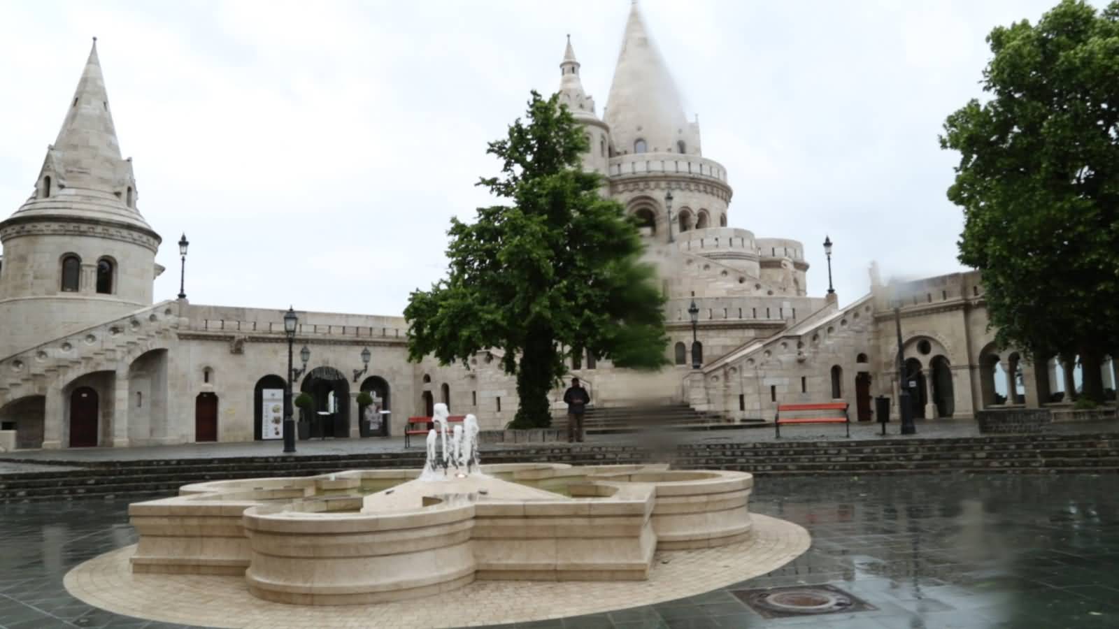 Water Fountain At The Fisherman’s Bastion