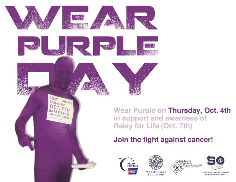 Wear Purple Day Poster