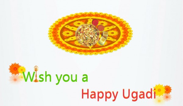 Wish You A Happy Ugadi Greeting Card