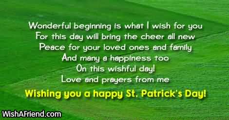 Wishing You A Happy Saint Patrick’s Day