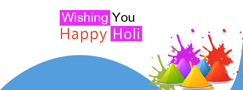 Wishing You Happy Holi 2017 Facebook Cover Picture