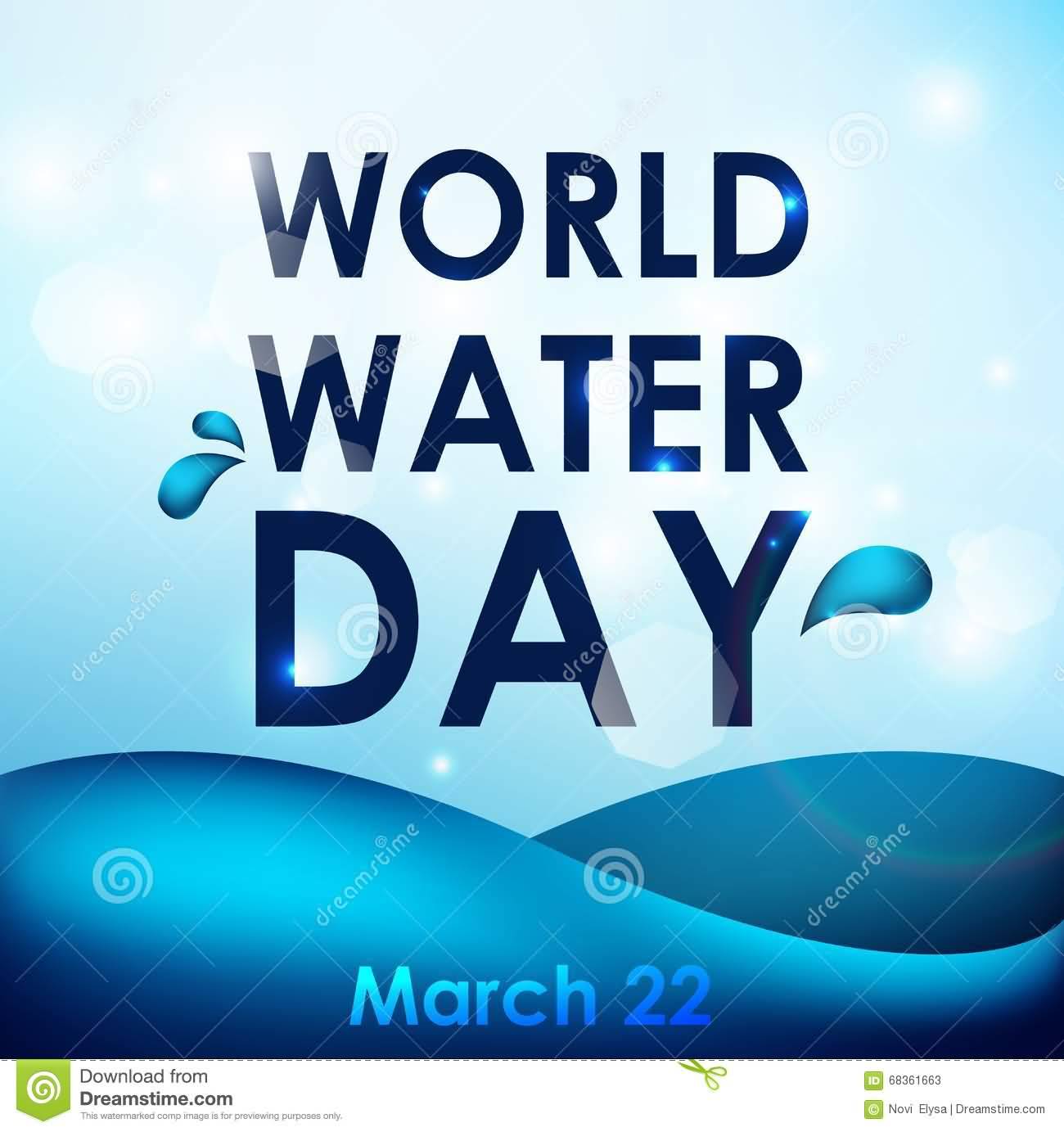 World Water Day March 22 Card