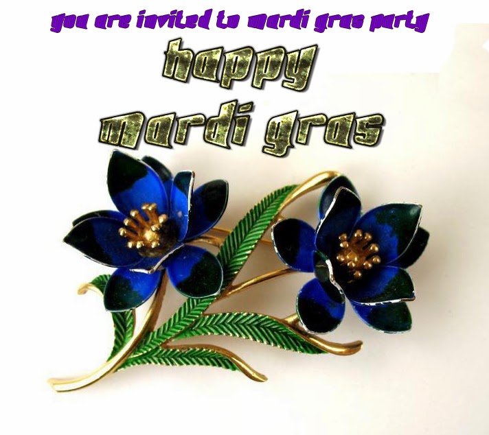 You Are Invited To Mardi Gras Party Happy Mardi Gras Greeting Card
