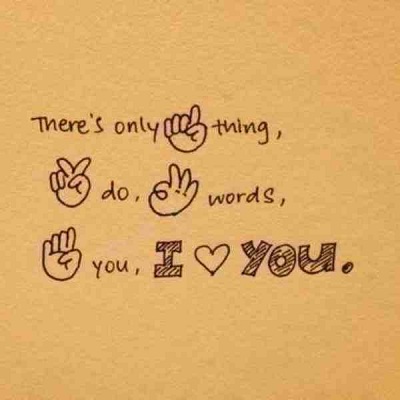 There’s only 1 thing 2 do 3 words 4 you.