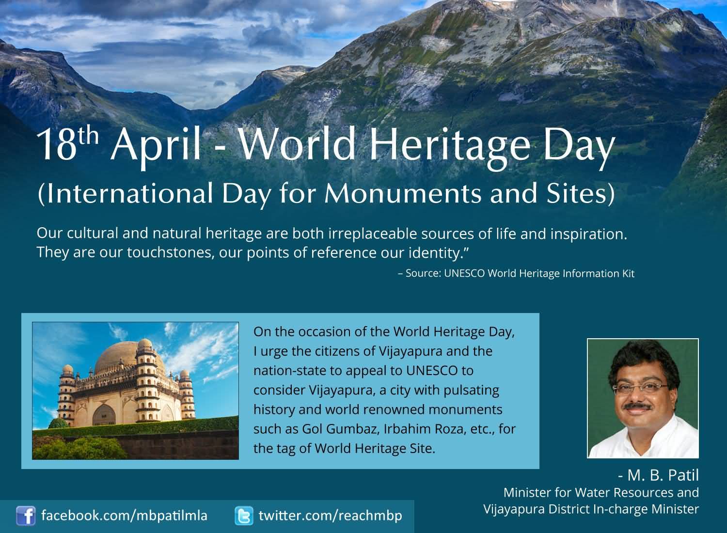 18th April World Heritage Day International Day For Monuments And Sites