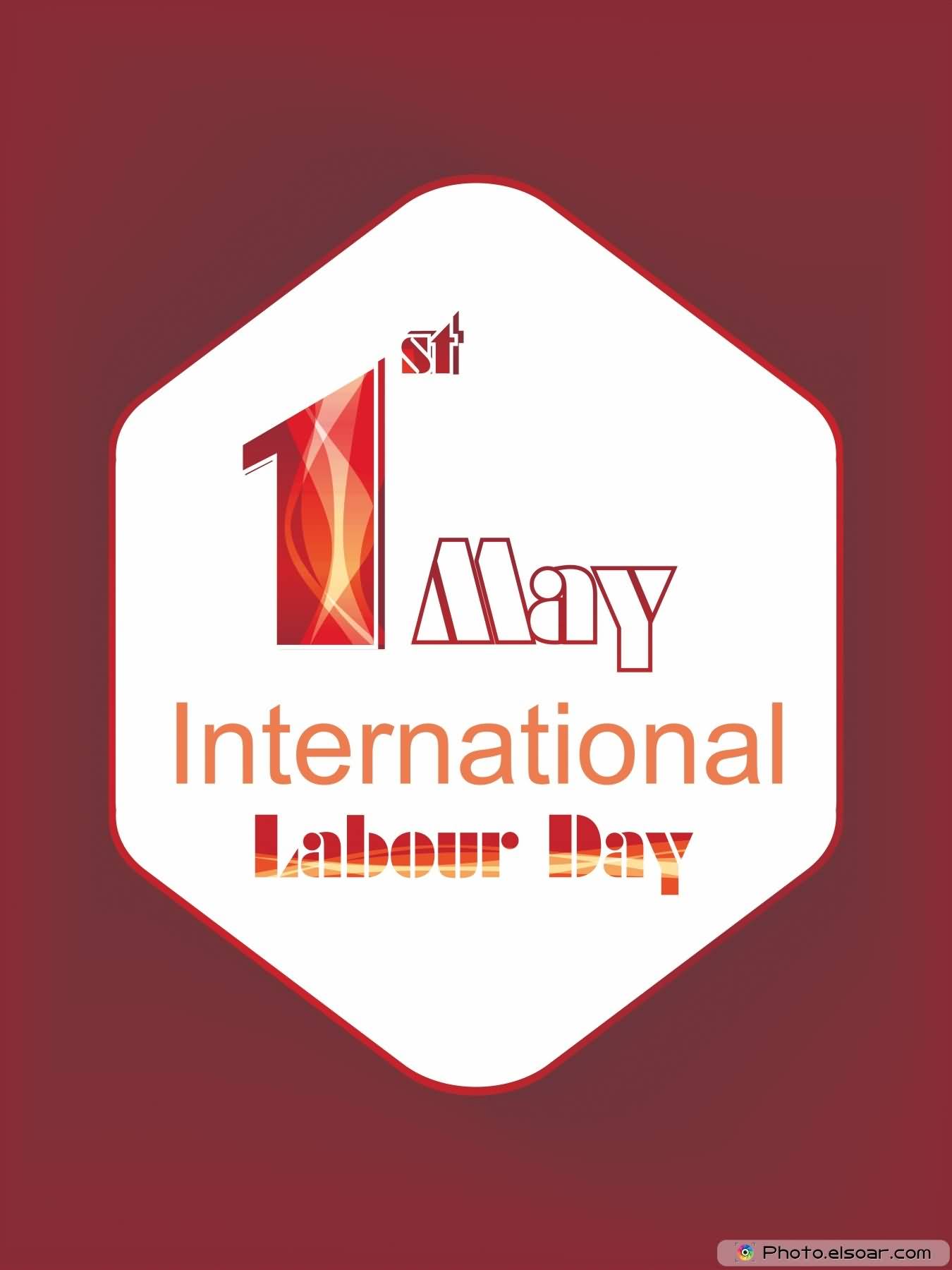 1st May International Labour Day Card