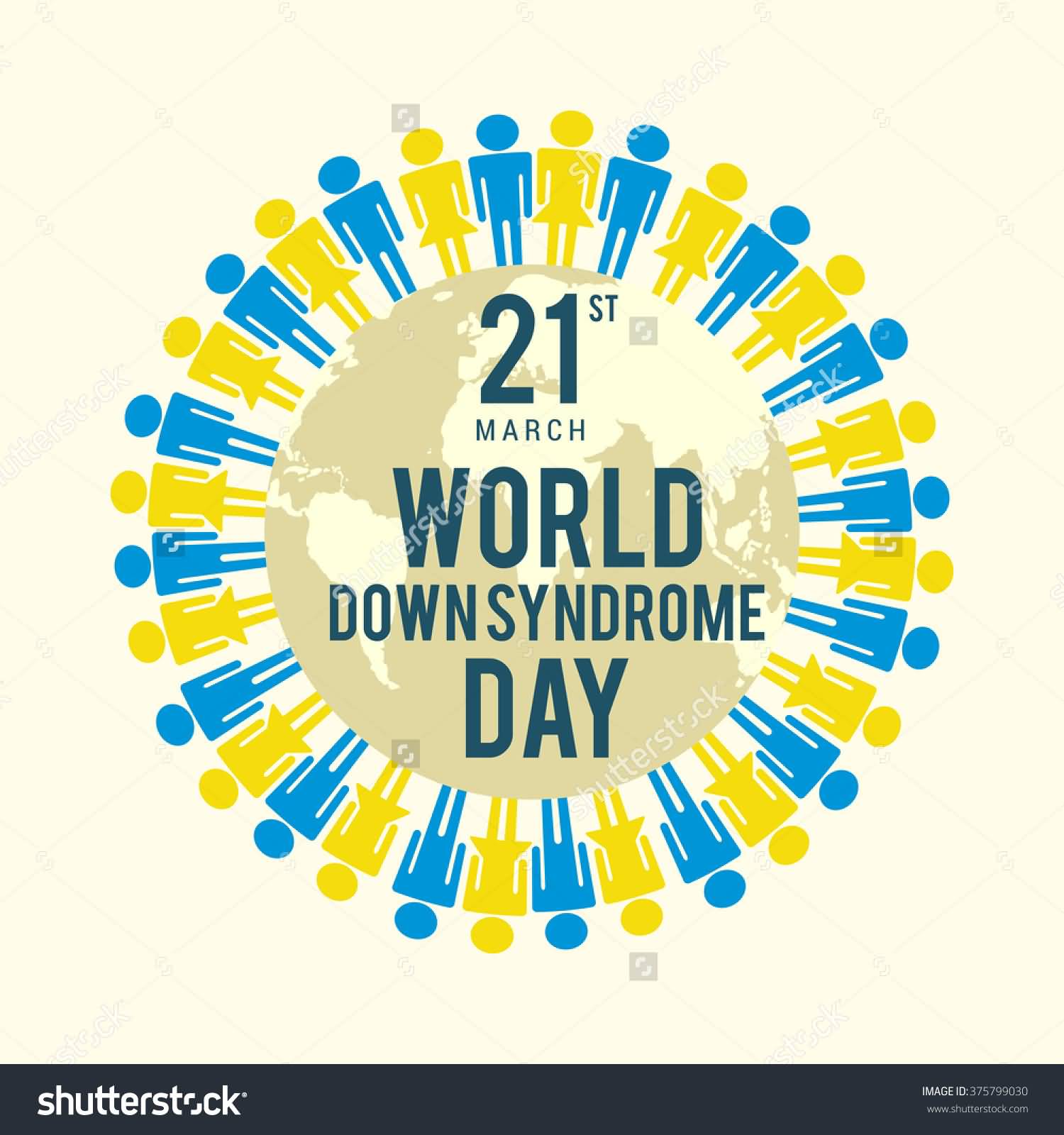 21st March World Down Syndrome Day Illustration