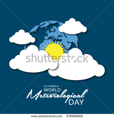23 March World Meteorological Day Illustration