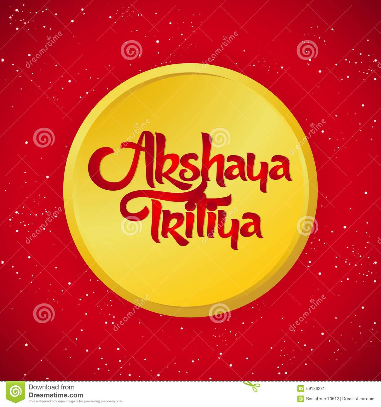 Akshaya Tritiya Sticker Illustration