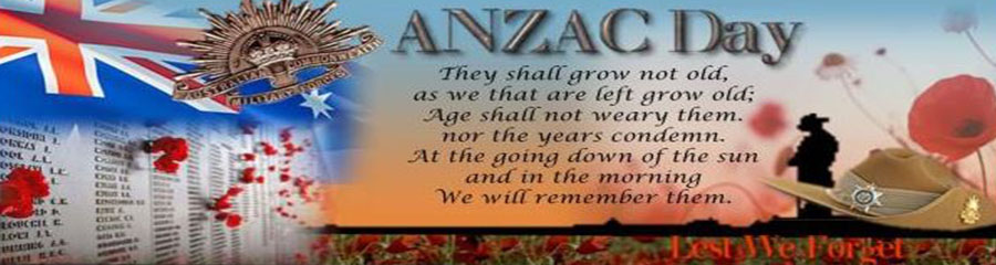 Anzac Day Banner Image