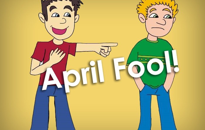 April Fool Two Friends Picture