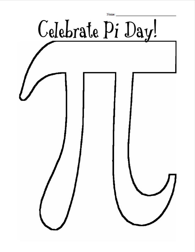 Celebrating Pi Day Coloring Page