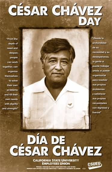 Cesar Chavez Day Poster
