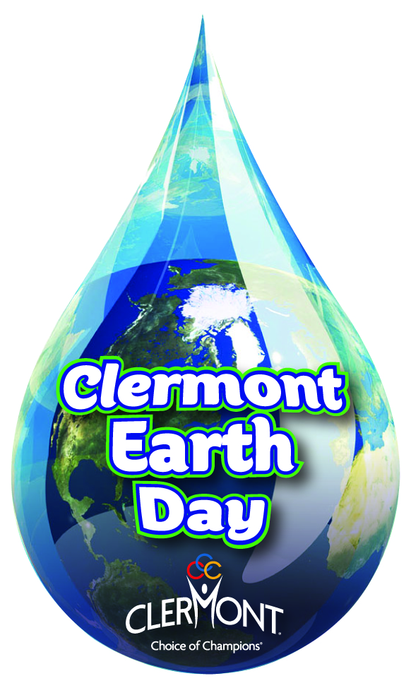 Clermont Earth Day Water Drop Picture
