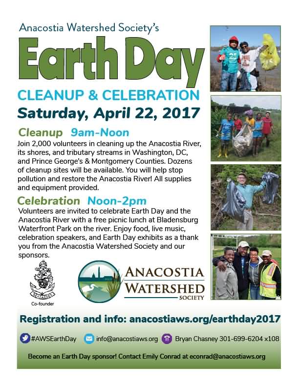 Earth Day Cleanup, Celebration Poster
