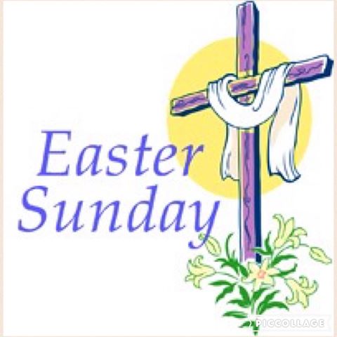Easter Sunday Cross With White Cloth Picture