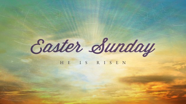 Easter Sunday He Is Risen Image
