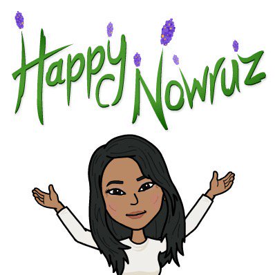 Girl Wishing You Happy Nowruz
