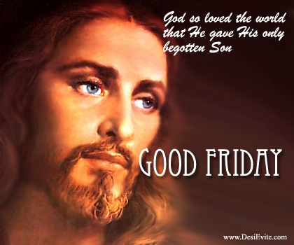 God So Loved The World That He Gave His Only Begotten Son Good Friday Card