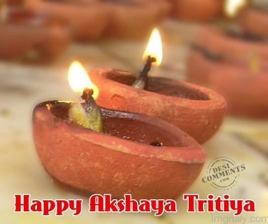 Happy Akshaya Tritiya Diyas Image