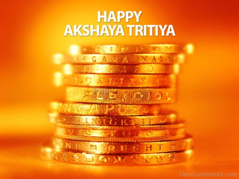 Happy Akshaya Tritiya Golden Coins