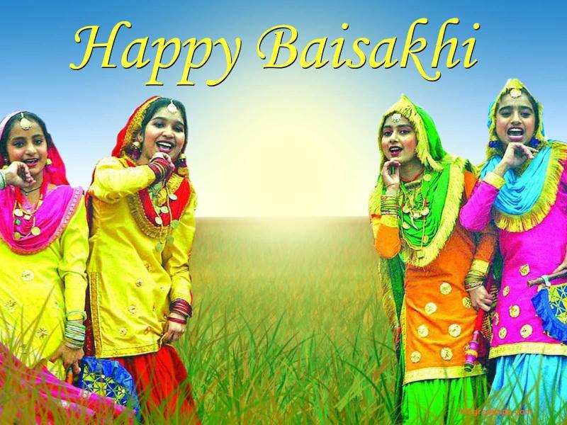 Happy Baisakhi Beautiful Punjabi Girls