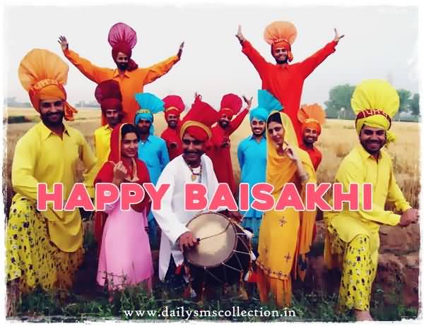Happy Baisakhi Punjabi People