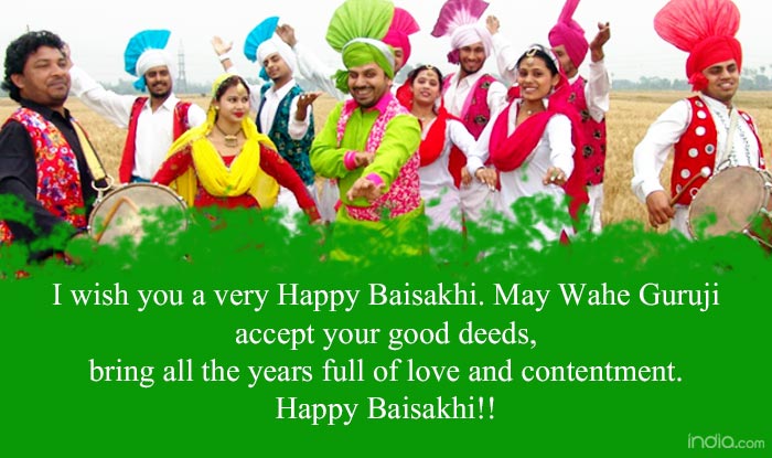 Happy Baisakhi Wishes Card