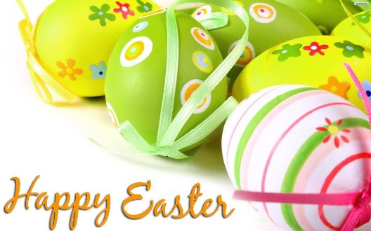 Happy Easter Colorful Eggs Card