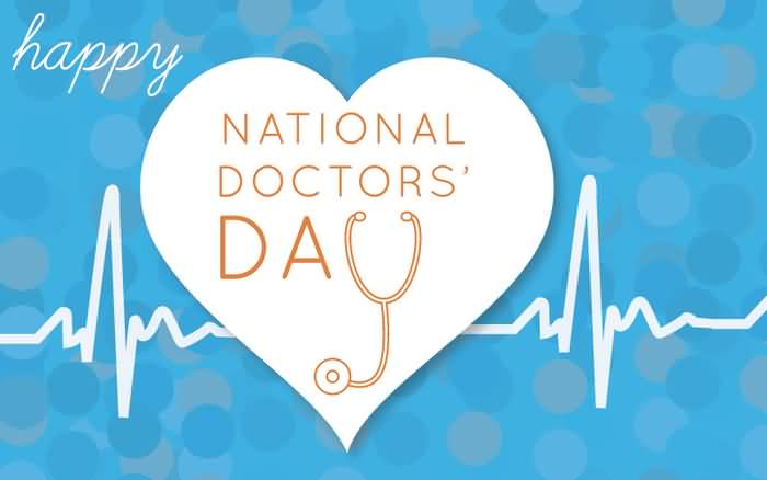 Happy National Doctors Day Heart Greeting Card