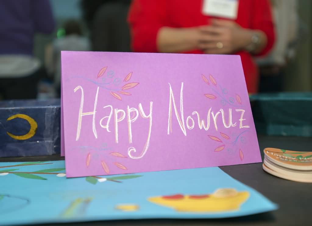 Happy Nowruz Hand Made Greeting Card