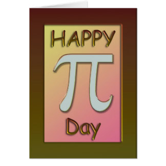 Happy Pi Day Wishes Card