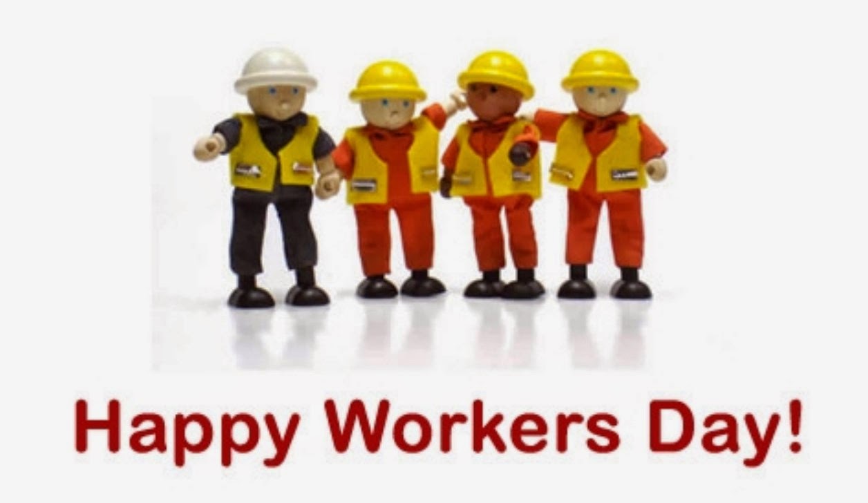 Happy Workers Day 3D Workers Picture