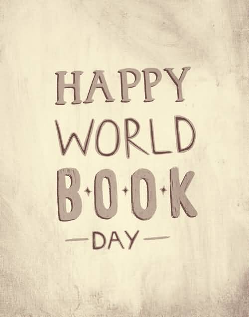 Happy World Book Day Vintage Greeting Card