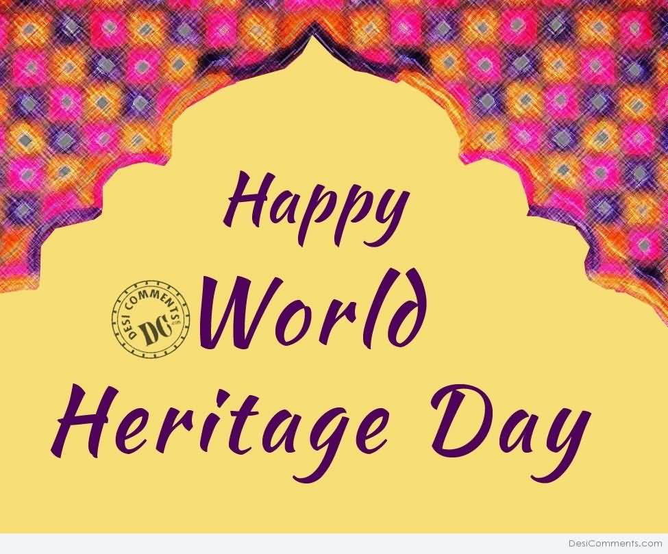 Happy World Heritage Day Greeting Card