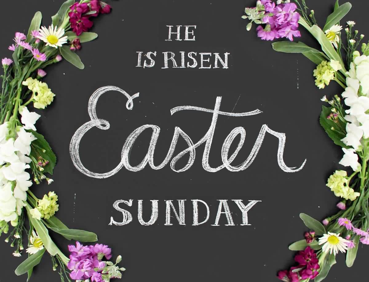 He Is Risen Easter Sunday Card