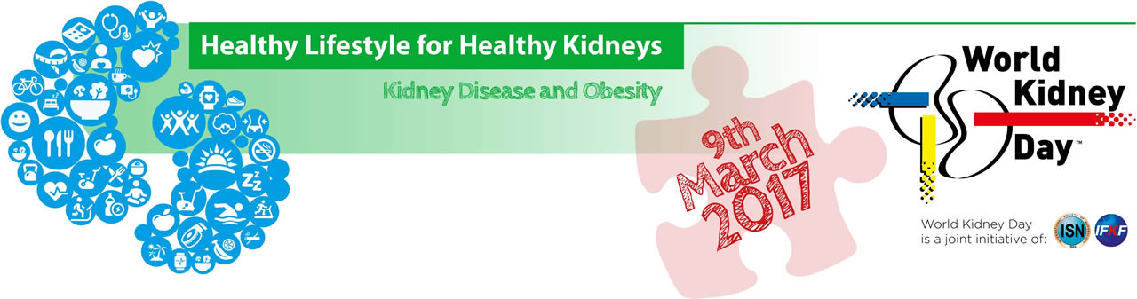 Heathy Lifestyle For Healthy Kidneys World Kidney Day 9th March 2017