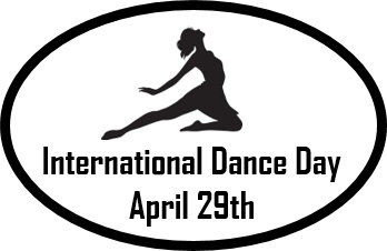 International Dance Day April 29th Sticke