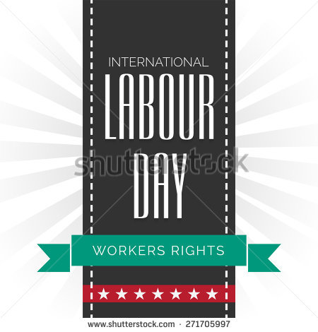 International Labor Day Workers Rights Illustration