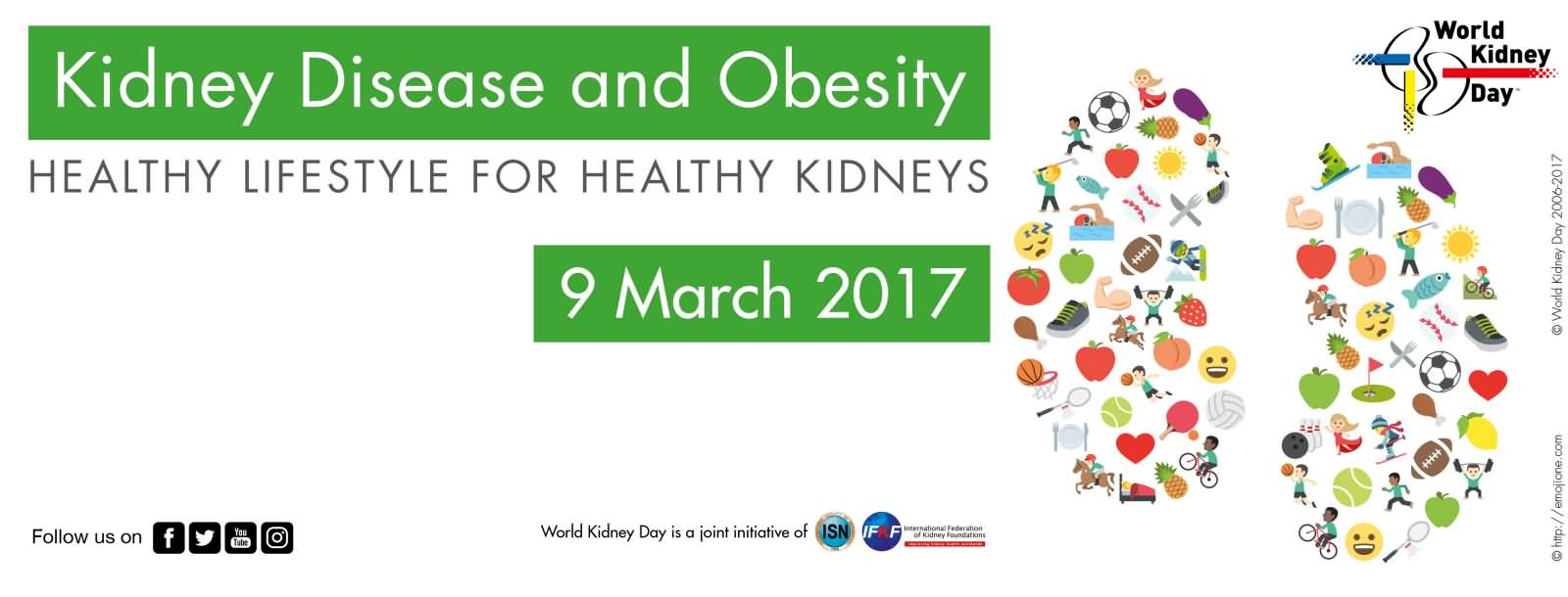 Kidney Disease And Obesity Healthy Lifestyle For Healthy Kidneys World Kidney Day 9 March 2017