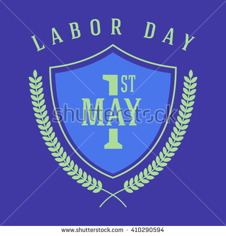 Labor Day 1st May Logo