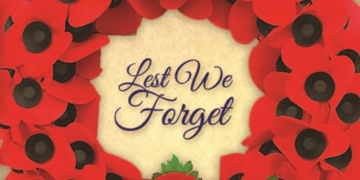 Lest We Forget Anzac Day Poppy Flowers Greeting Card