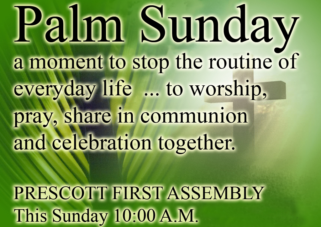 Palm Sunday A Moment To Stop The Routine Of Everyday Life