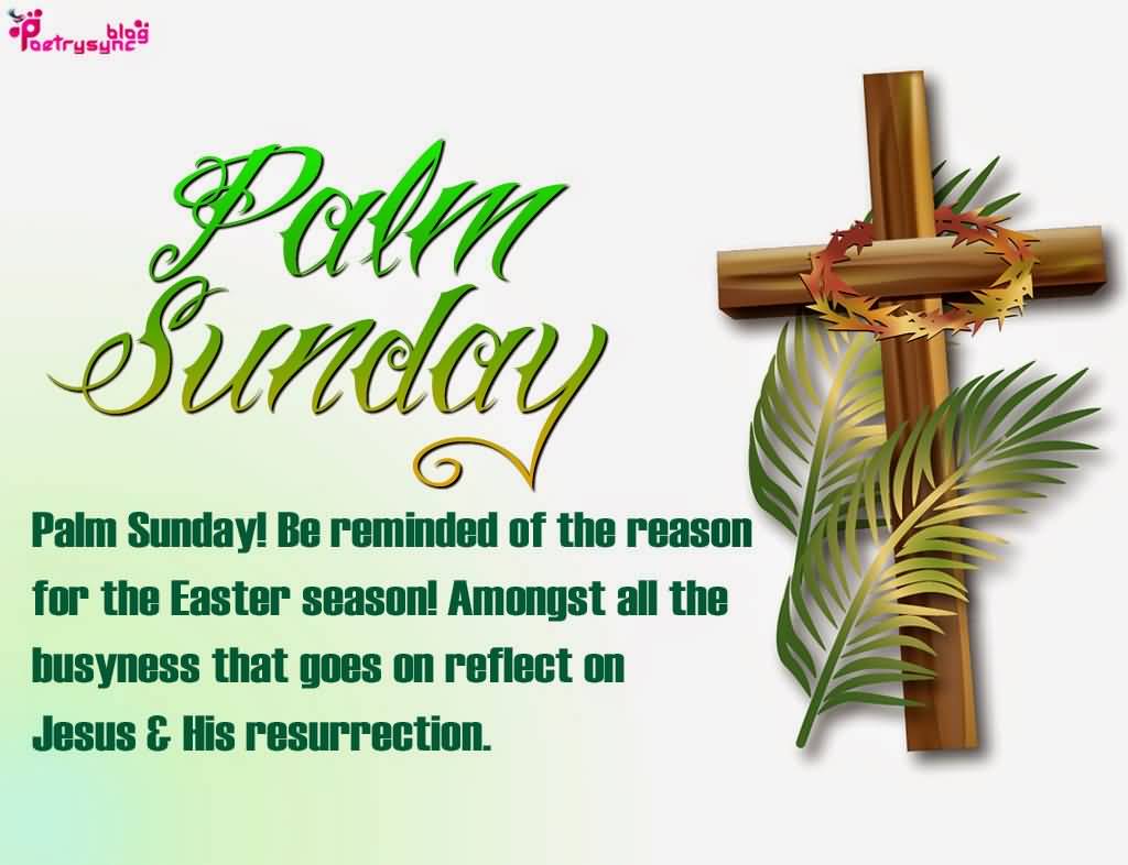Palm Sunday Be Reminded Of The Reason For The Easter Season